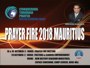 Prayer Fire Meeting. Dr. Clive Gopaul @ New Destiny Kingdom Ministries